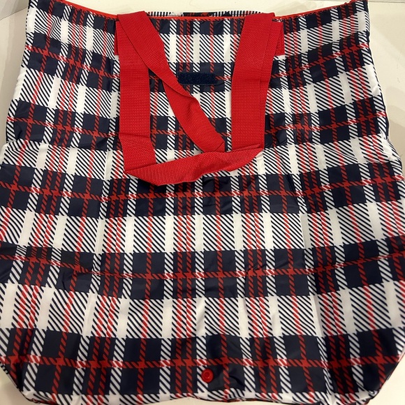 California Innovations Plaid Insulated Tote Bag packable New in Box - Picture 3 of 8